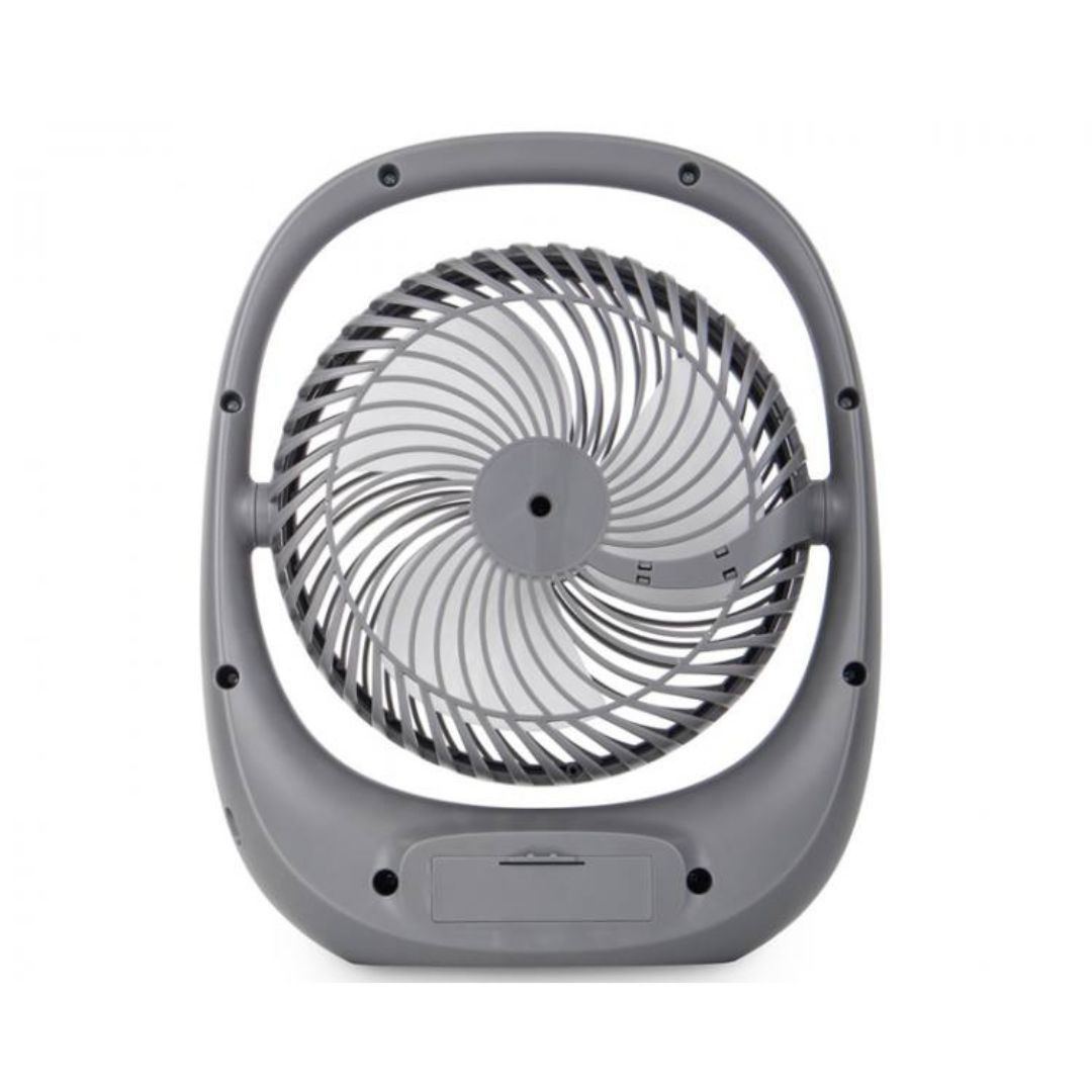 Prenosni akumulatorski ventilator 17.8cm z LED svetilko USB-C 3 hitrosti do 6h delovanja