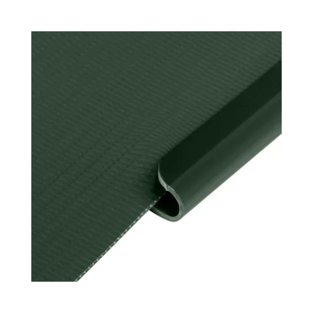 Zatiči za pritrjevanje traku za panelne ograje 19x1,2cm 20 kos zelene