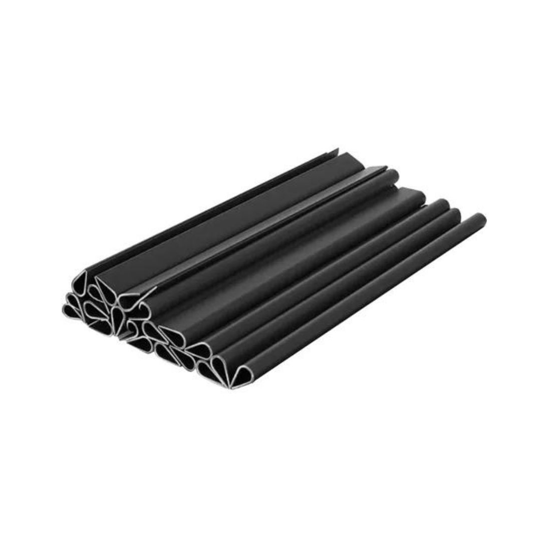 Zatiči za pritrjevanje traku za panelne ograje 19x1,2cm 20 kos antracit