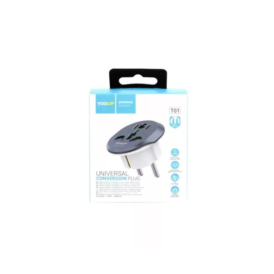 Potovalni adapter EU v svetovne vtičnice 100-250V 16A 1600 - 4000W