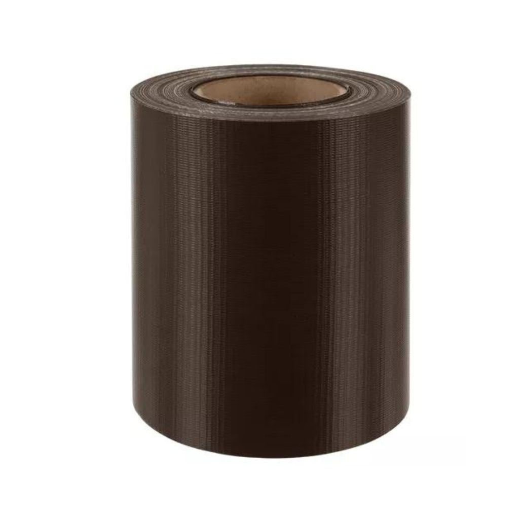 Trak za panelno ograjo za zaščito zasebnosti 450g/m2 19cm x 35m + 20 sponk rjav