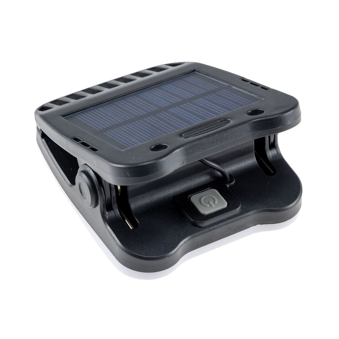 LED solarna svetilka s sponko 25 LED s senzorjem gibanja IP44