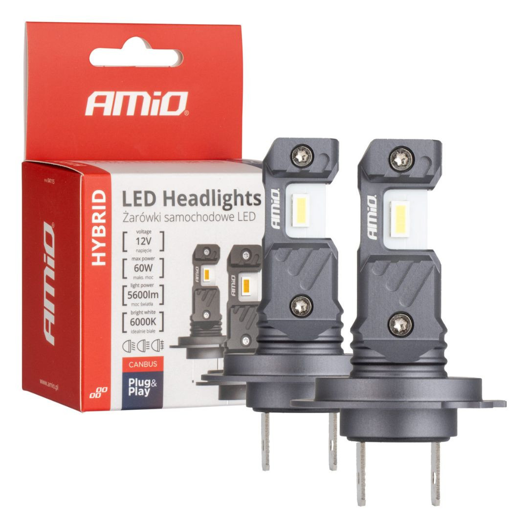 2x avto LED sijalka H7 / H18 60W CanBus Plug and Play