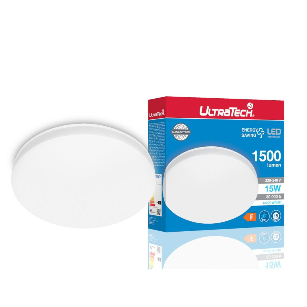 LED plafoniera IP54 15W 1500lm 4000K 220X46MM