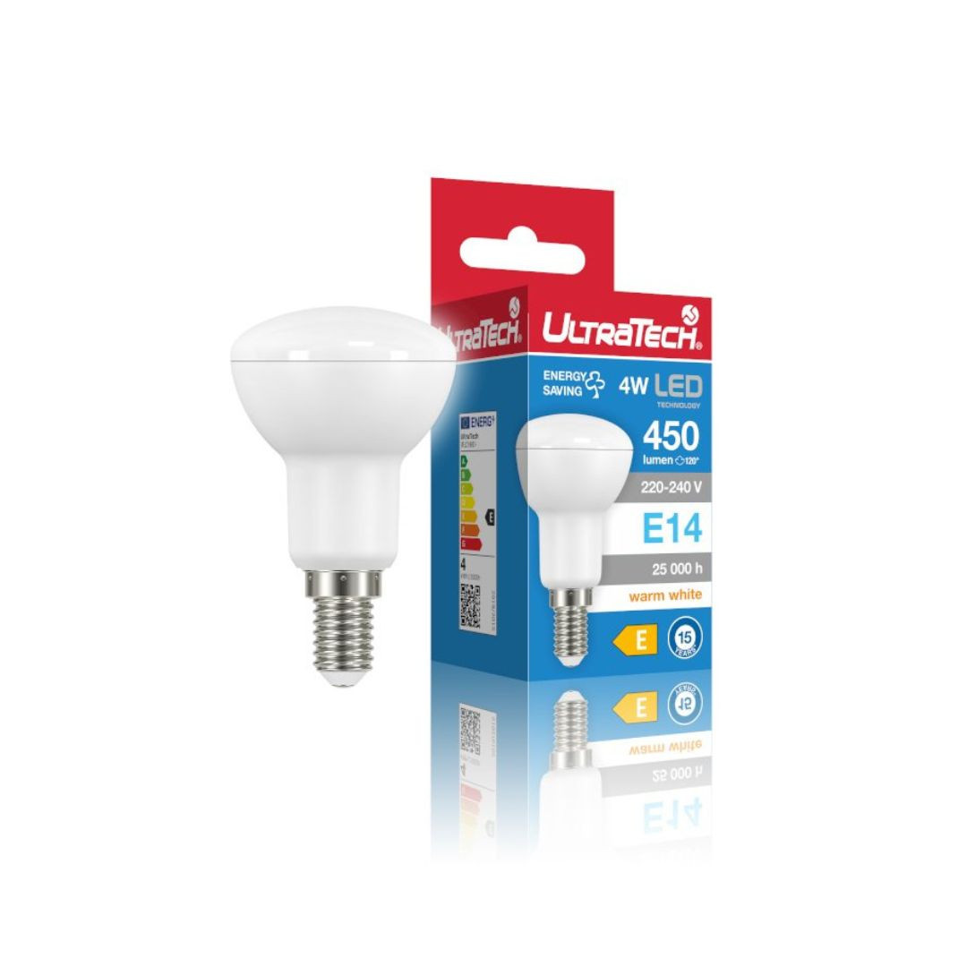 LED sijalka E14 R50 4W 480lm 4000K 110°