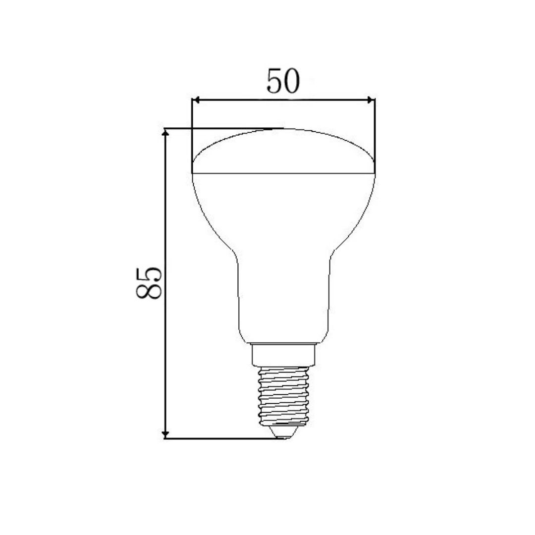 LED sijalka E14 R50 4W 480lm 4000K 110°