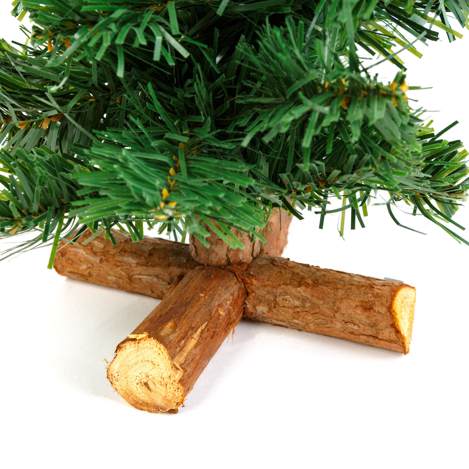 Mini umetno božično drevo 30cm z lesenim podstavkom