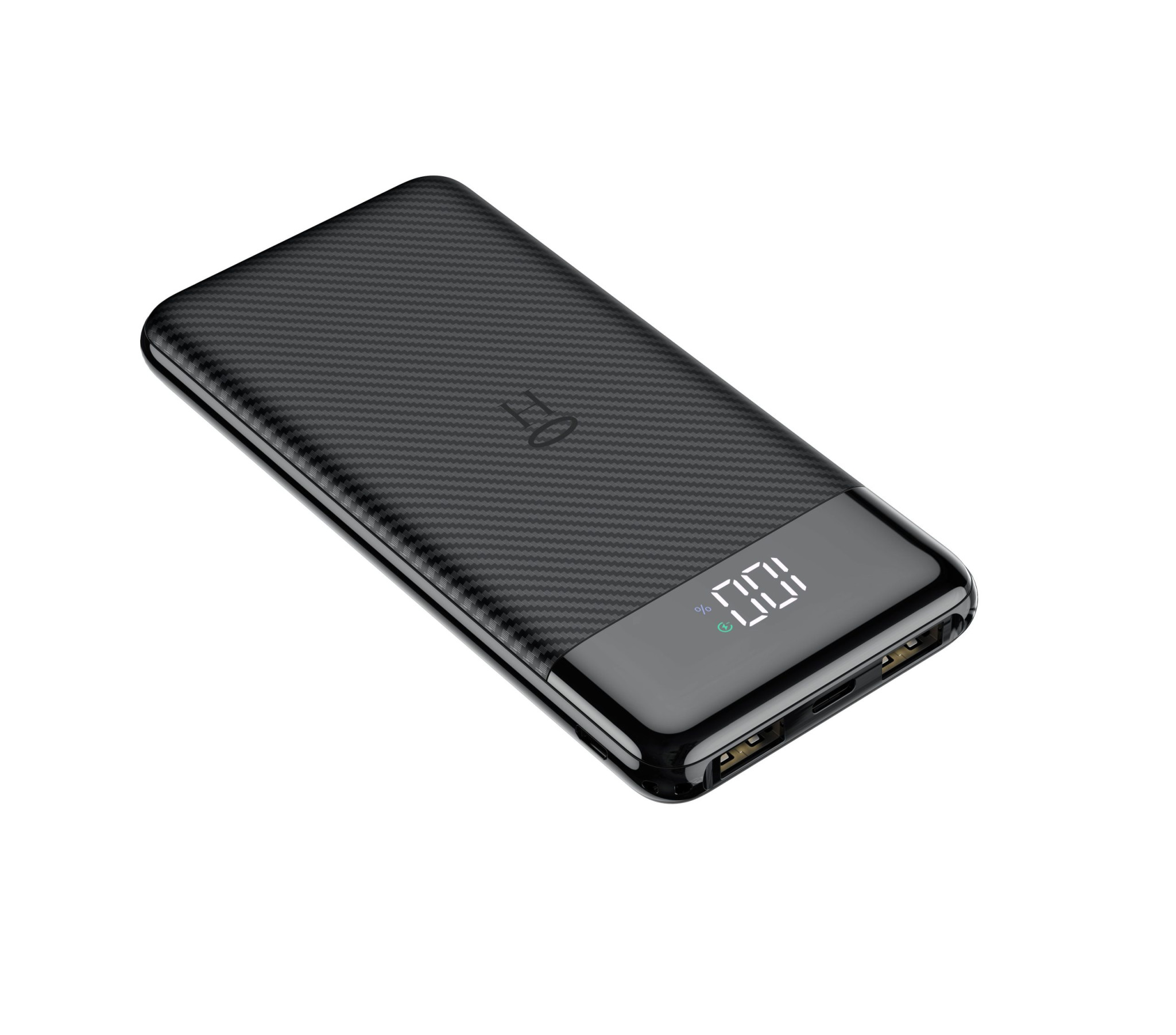 Prenosna baterija powerbank 1000 mAh z LCD zaslonom
