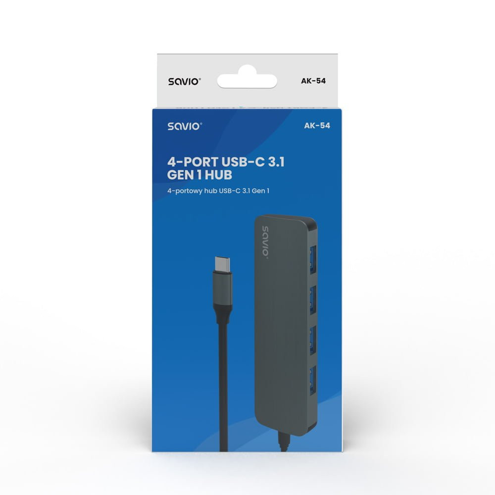 4-portni USB HUB razdelilnik USB-C 3.1 v 4x USB-A