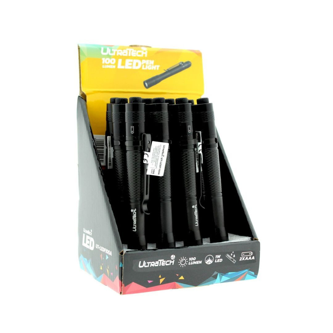Žepna LED baterijska svetilka 1W 100lm 2xAAA