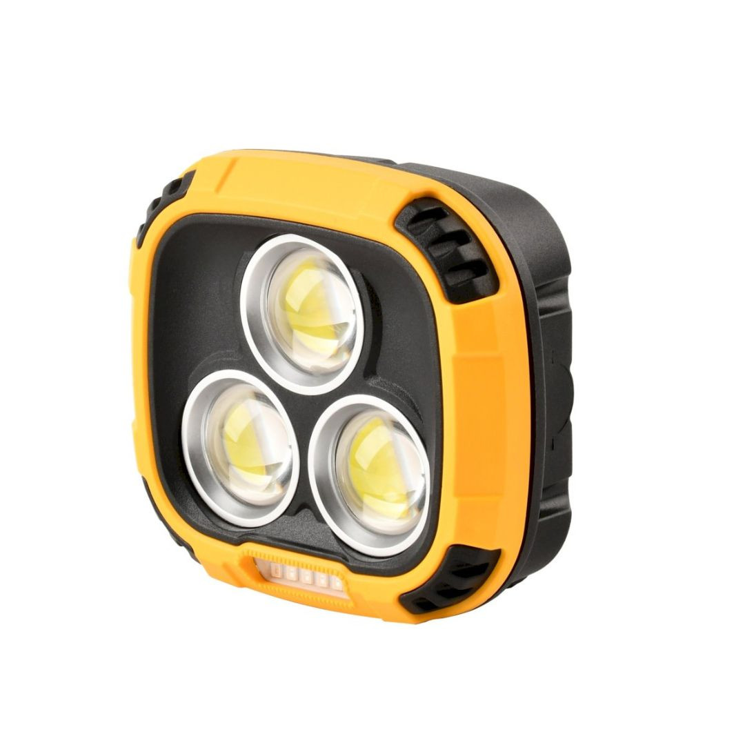 LED polnilni prenosni delovni reflektor 20W LED 2000LM 4 načini 2x2200 mAh