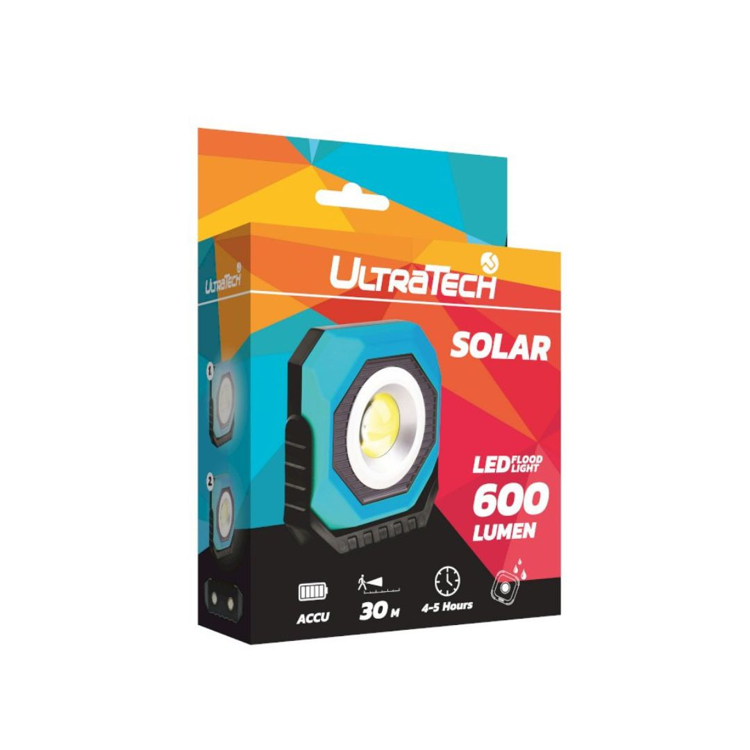 LED solarni prenosni delovni reflektor 6W LED 600LM 2200 mAh