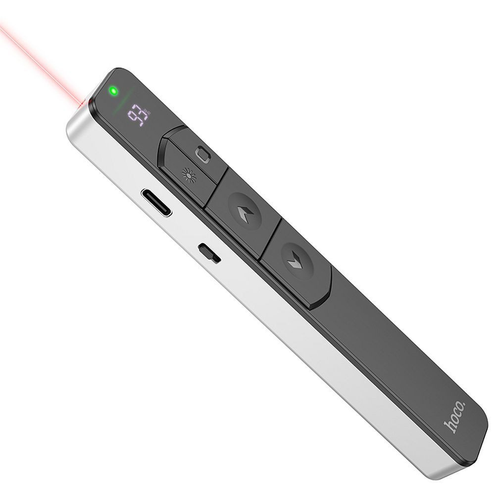 Daljinski bluetooth / 2,4Ghz laserski kazalnik - prezenter s polnilno baterijo USB-C