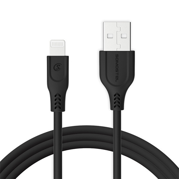 Kabel USB lightning 3.1A 3100mAh hitro polnjenje QC 2m črn