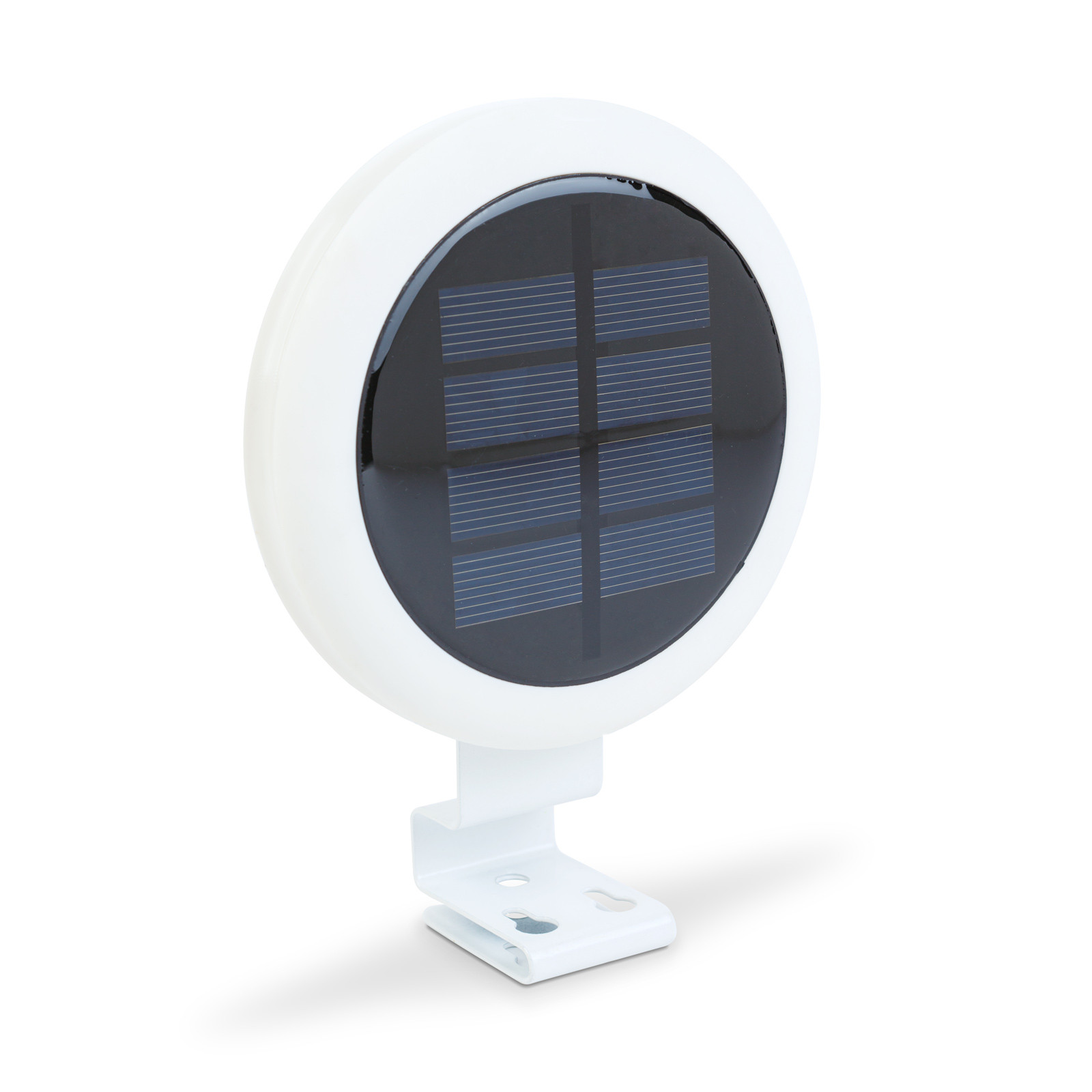 Solarna svetilka za na žleb 3 hladno bele LED diode 11 x 2,6cm