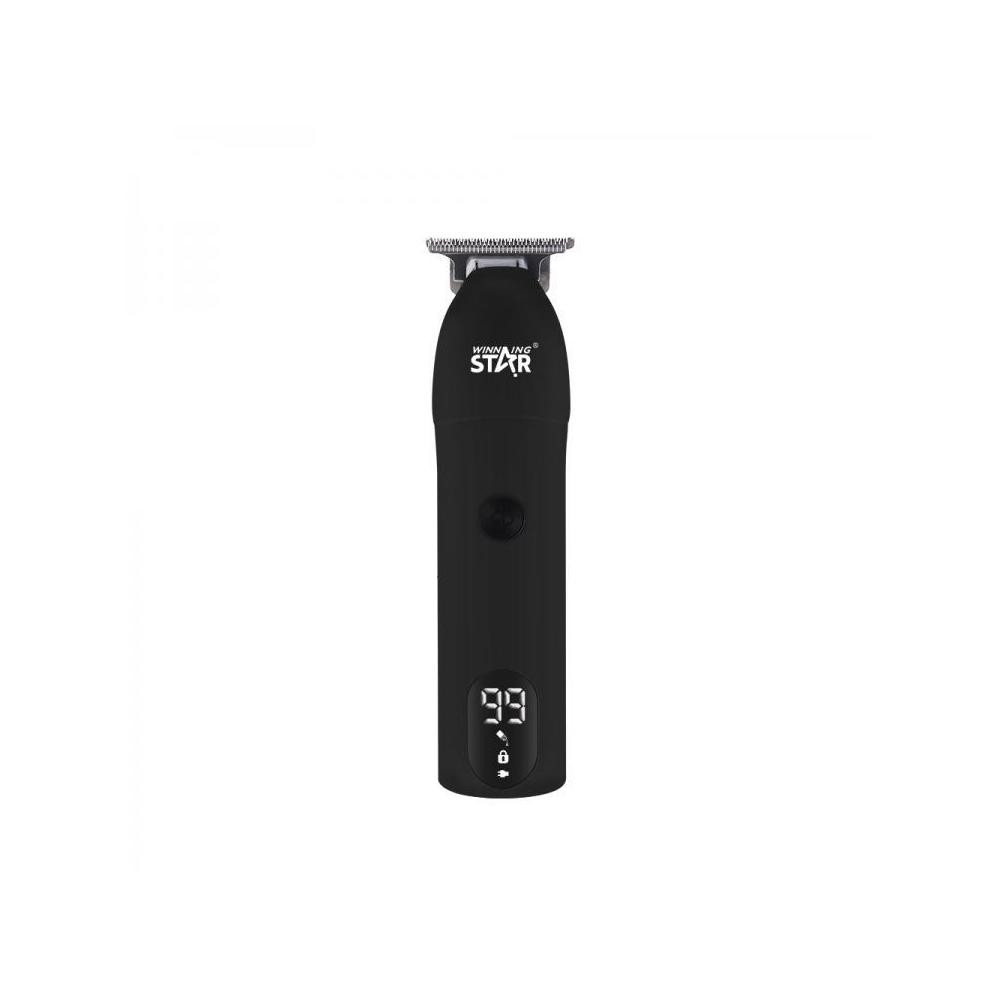 Akumulatorski USB-C prirezovalnik dlak 5W črn
