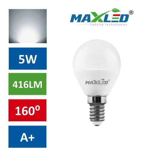 LED žarnica - sijalka E14 B45 5W (40W) nevtralno bela 4000K