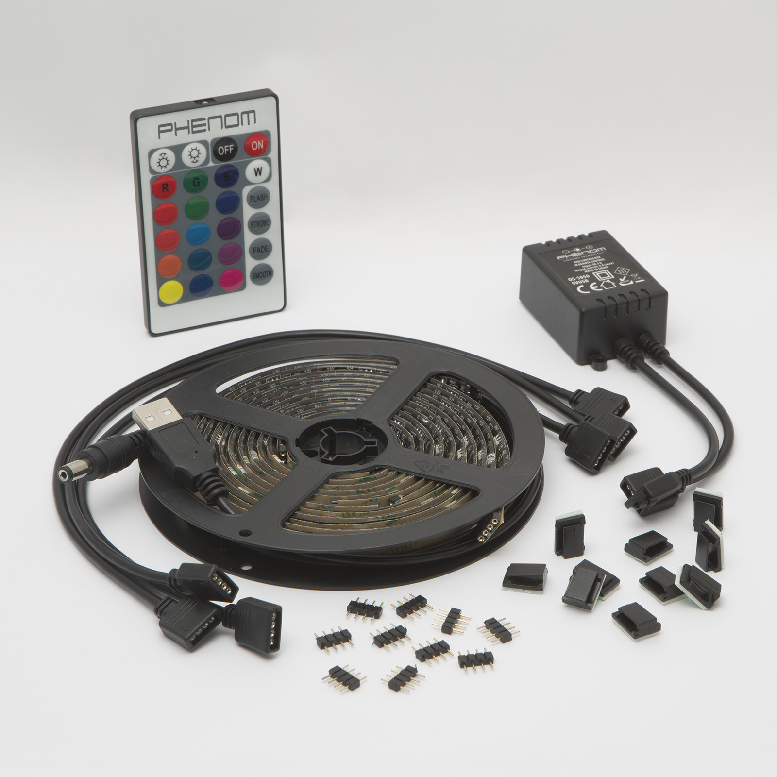USB RGB LED trak s kontrolerjem - 40 - 60 " 2 x 45cm, 2 x 80cm