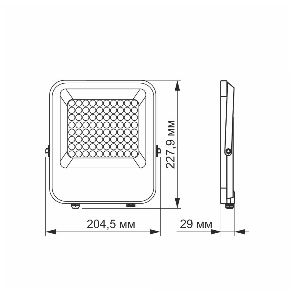 LED reflektor 50W 6500lm IP65 nevtralno beli 5000K – slika 2