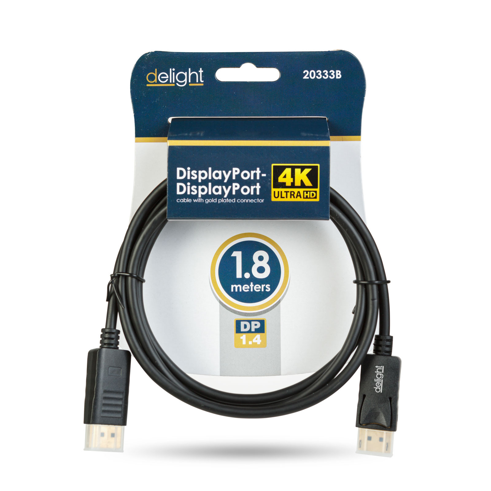 Kabel DisplayPort - DisplayPort 1.4 - 4K 1,8m