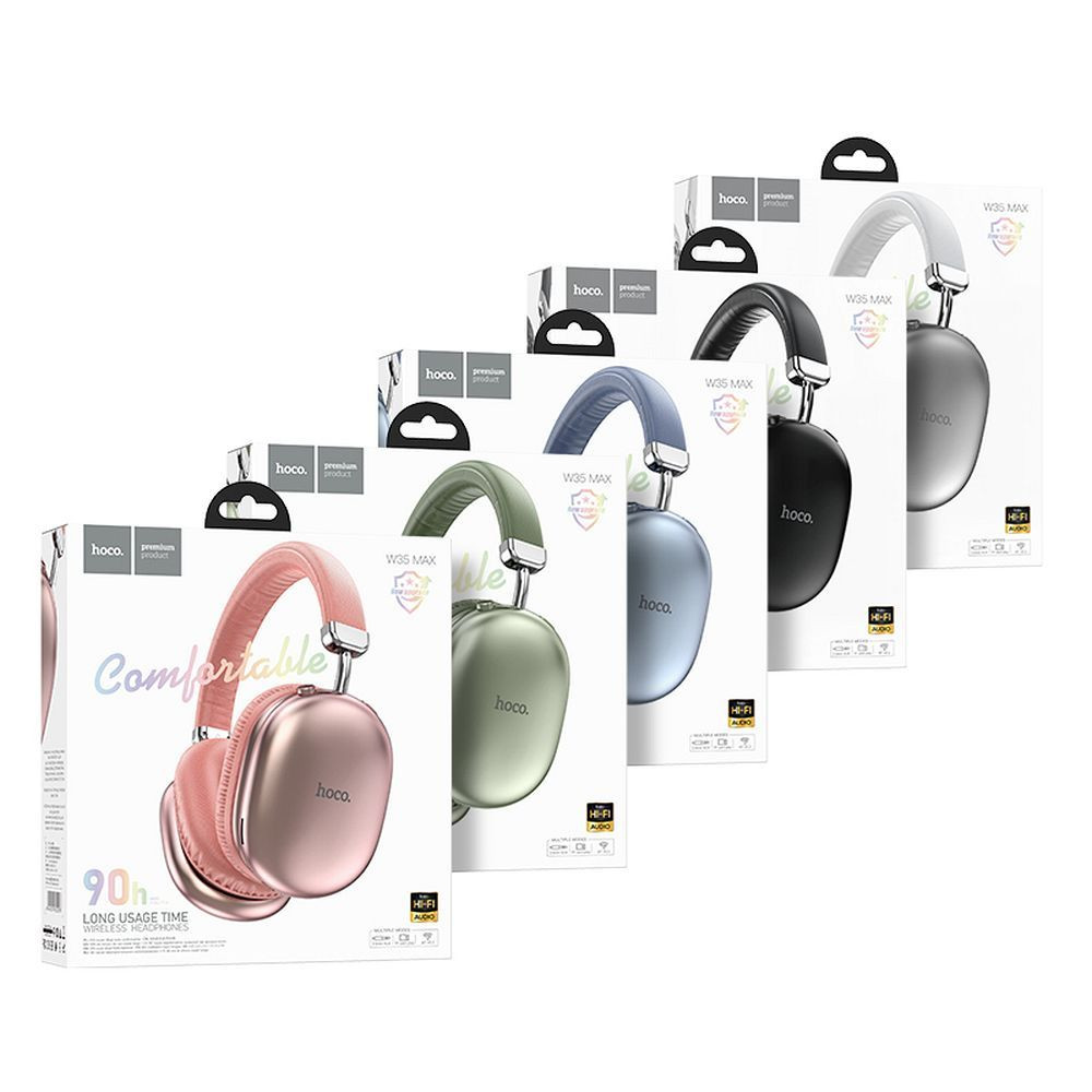 Naglavne brezžične bluetooth 5.3 slušalke do 90 ur delovanja BT/TF/AUX modre