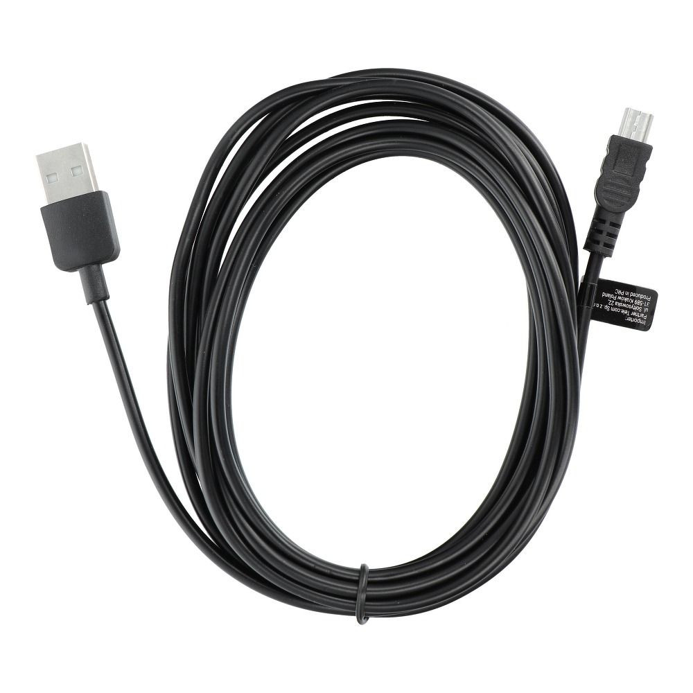 Kabel USB A v Mini USB 2m črn