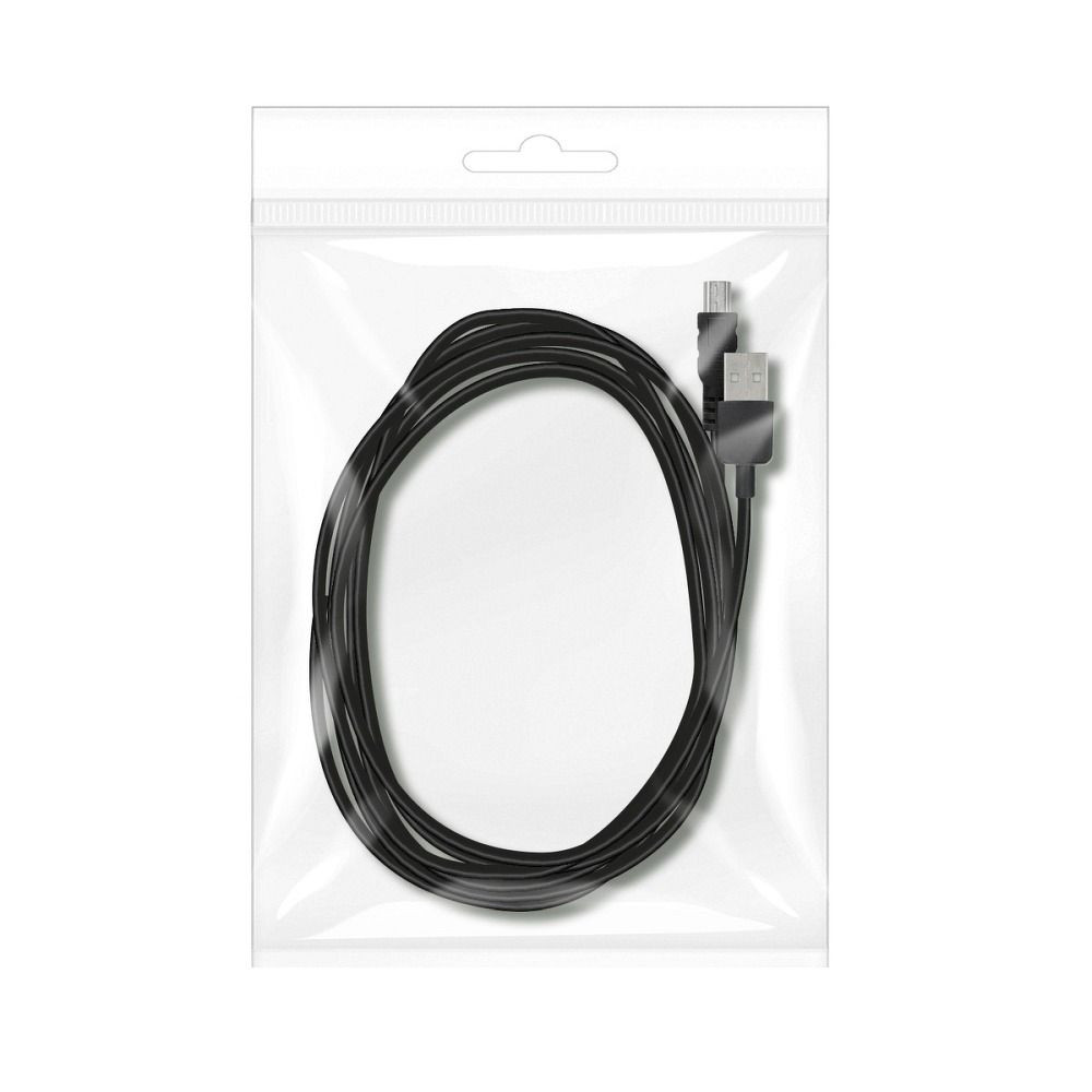 Kabel USB A v Mini USB 2m črn