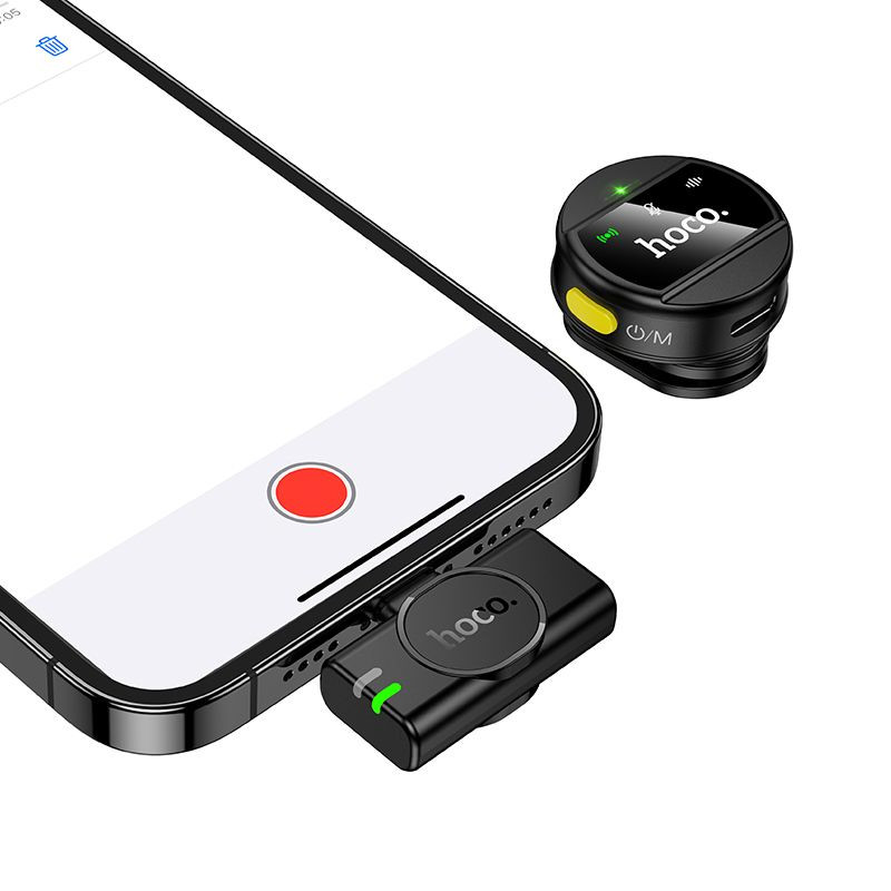Lavalier Lightning mikrofon s sponko in redukcijo šumov ENC (noise canceling)