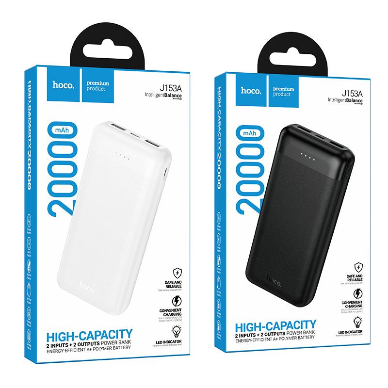 Powerbank 20000 mAh 2A 10W Hoco J153A bela