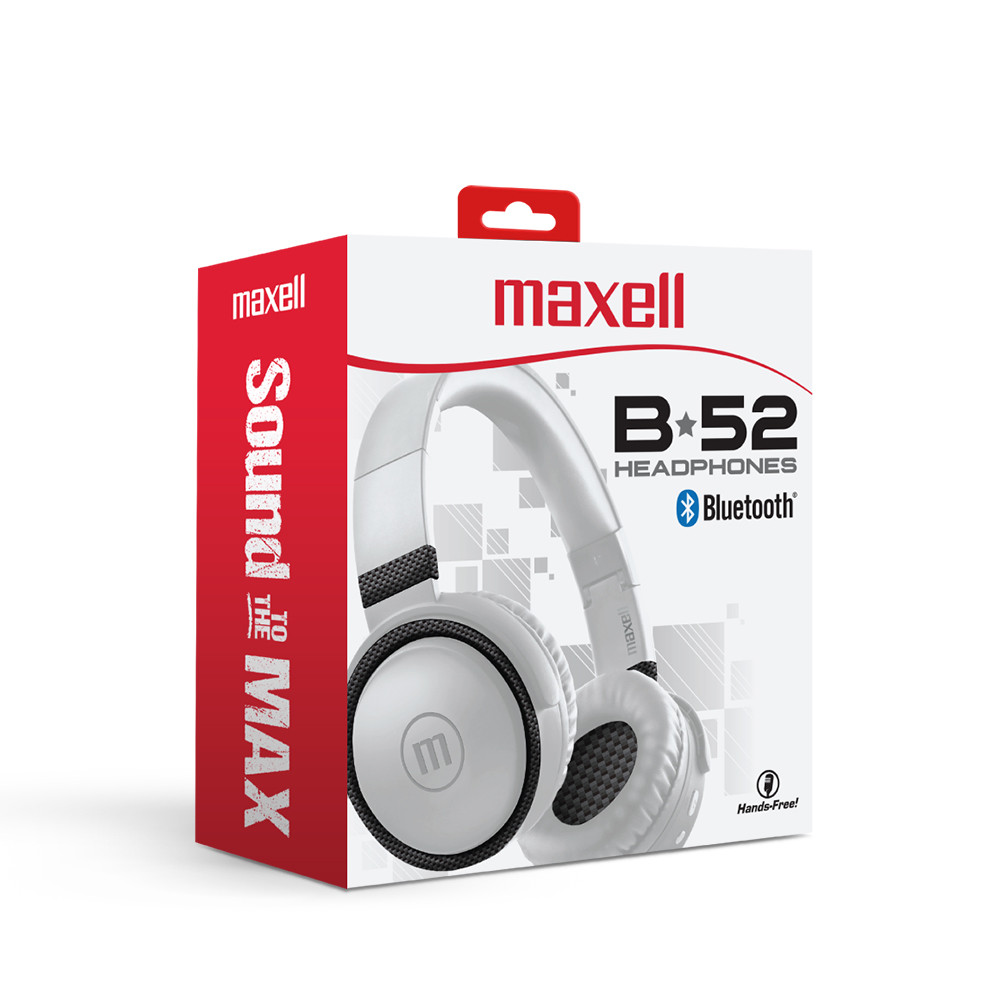 Naglavne bluetooth slušalke Maxell BTB52 bele