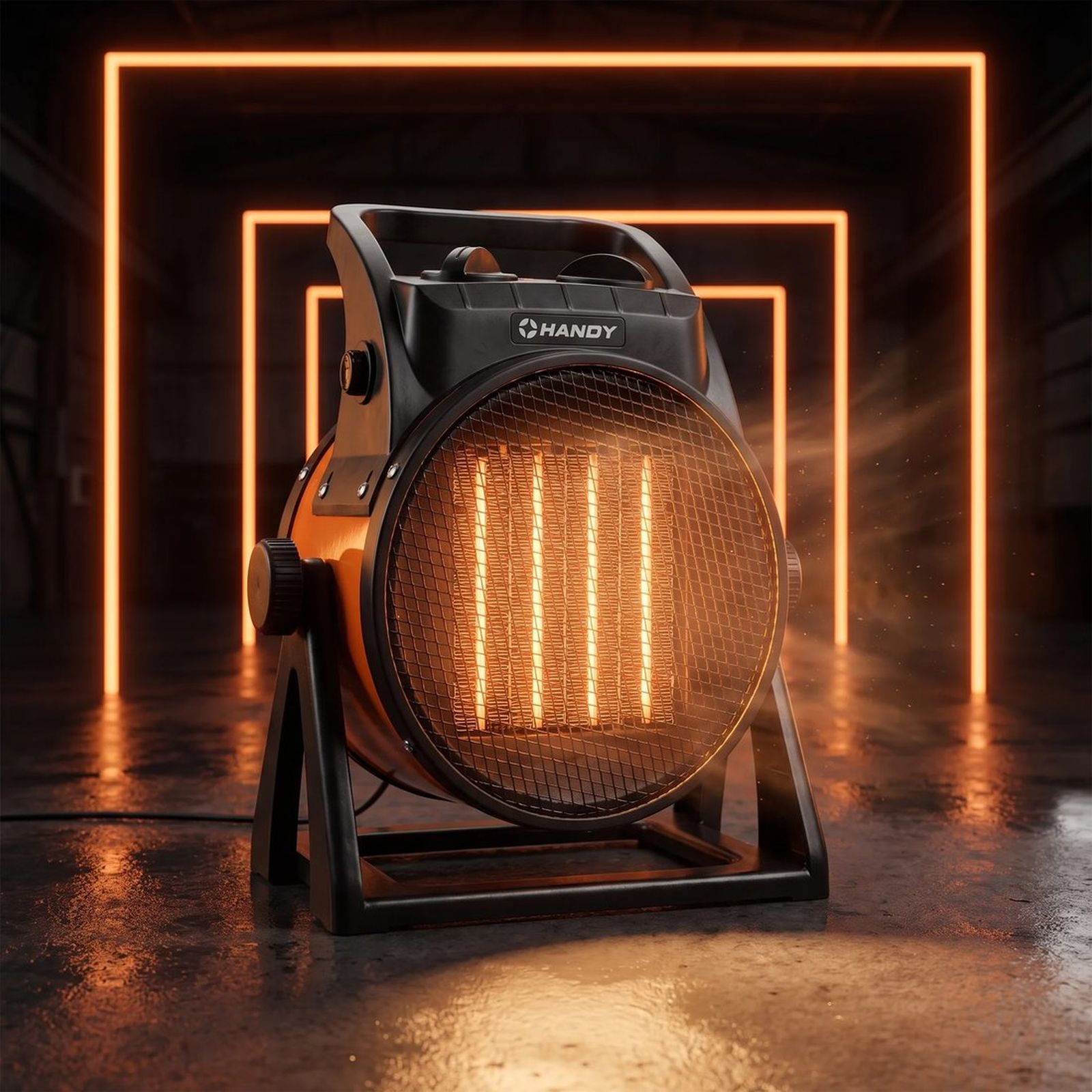 Grelec za delavnice 1000 / 2000W oranžen
