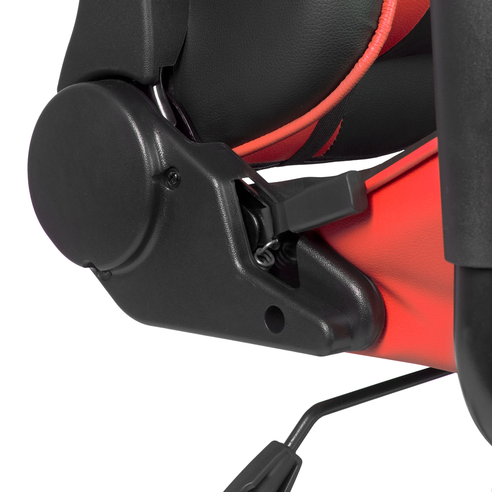 Gamer chair - with waist and head pillow - red