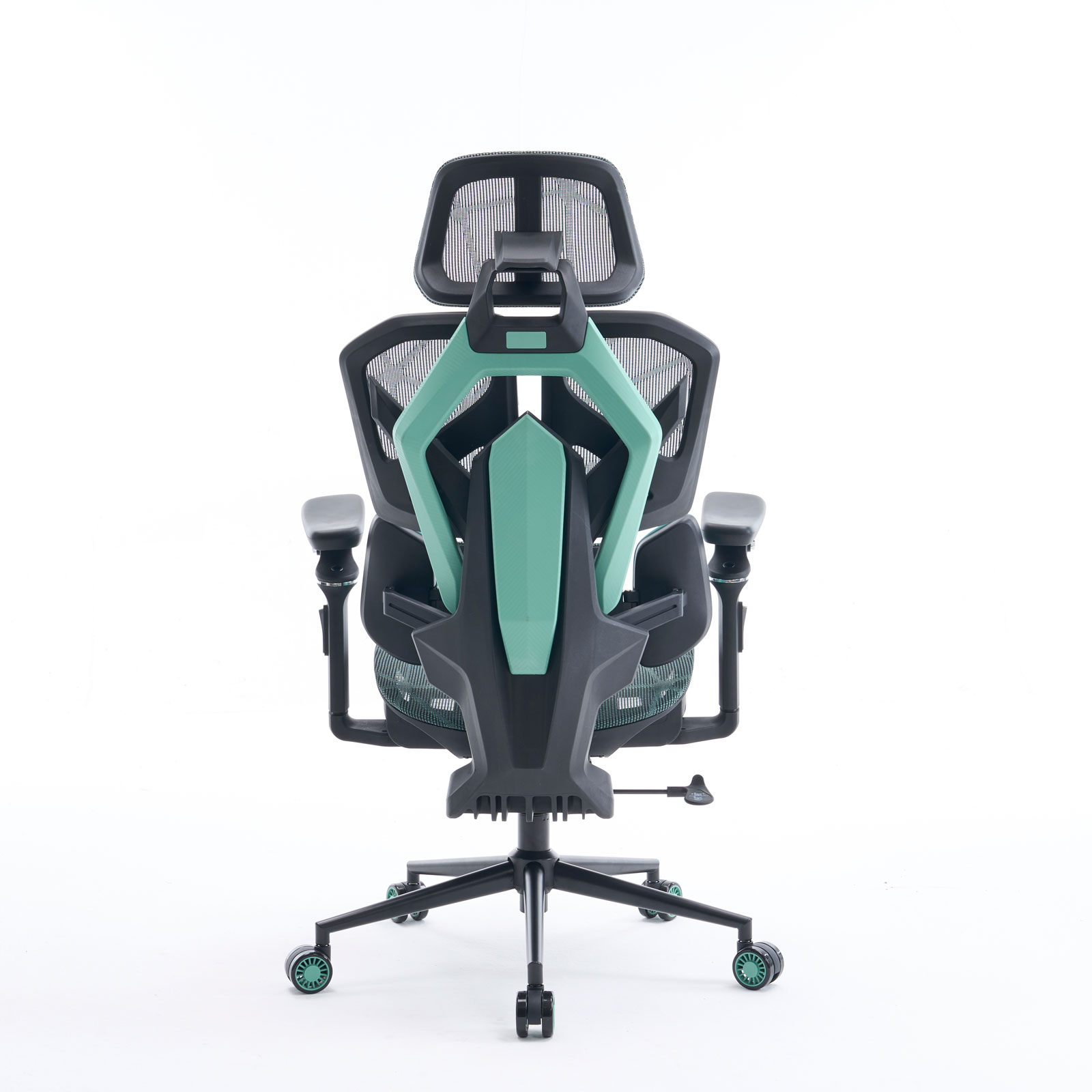 Vrtljiv pisarniški stol TitanMesh Pro z stranskimi blazinami - meta - 119 x 72 x 73 cm
