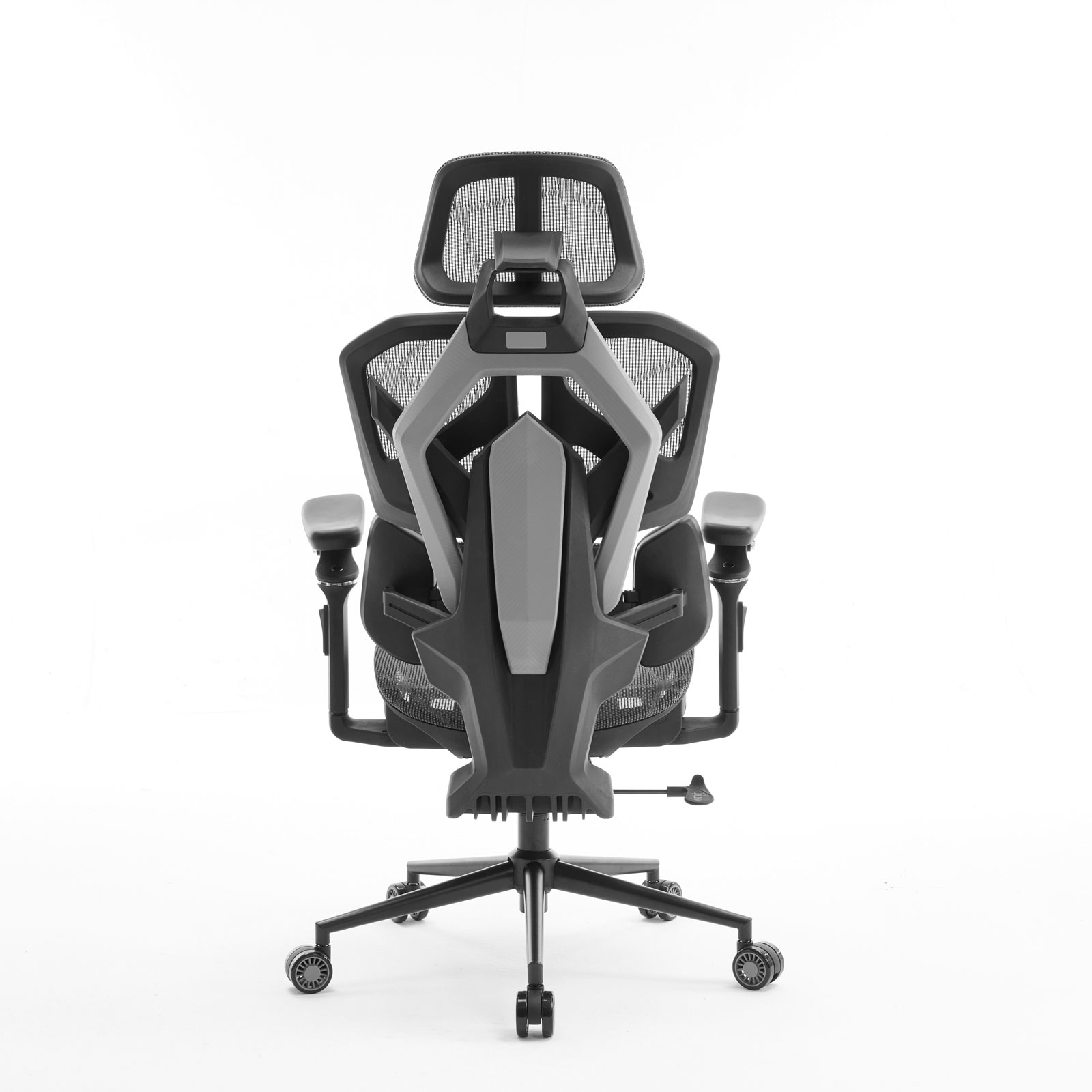 Vrtljiv pisarniški stol TitanMesh Pro z stranskimi blazinami - siva - 119 x 72 x 73 cm