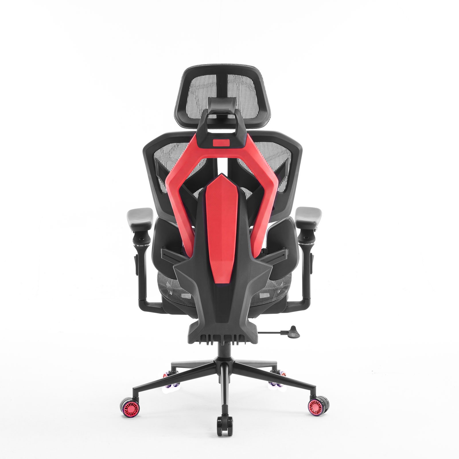 TitanMesh Pro office swivel chair with side cushions - red - 119 x 72 x 73 cm