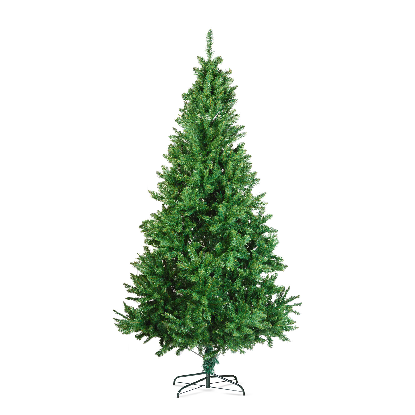 Umetna božična jelka – 210 cm – PVC – temno zelena